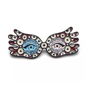 Harry Potter Magic Luna Lovegood Glasses Enamel Pins 361-1
